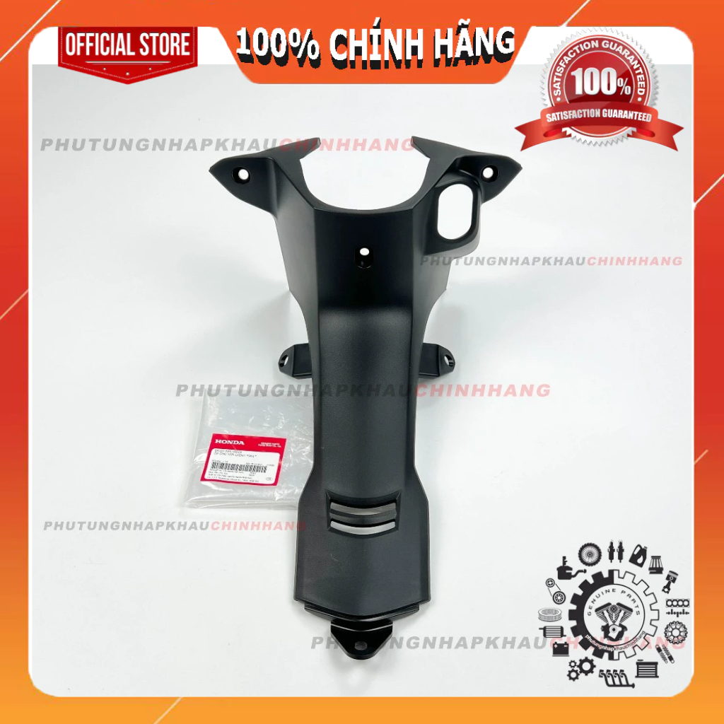 Yếm ổ khóa Wave A 110 2017-2025 chính hãng, Ốp ống yếm chính Wave Lớn, Wave Alpha 110 2018 2019 2020