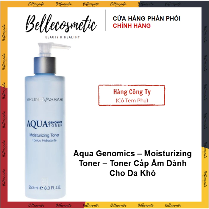 Aqua Genomics Moisturizing Toner - Toner Cấp Ẩm Da Khô Bruno Vassari