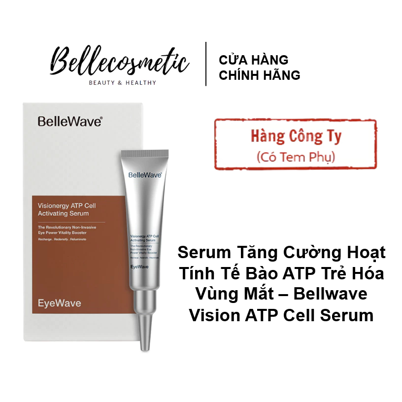 Bellewave Visionery ATP Cell Serum 15ml - Serum Dưỡng Mắt Tăng Cường Hoạt Tính Tế Bào ATP - Hàng cty