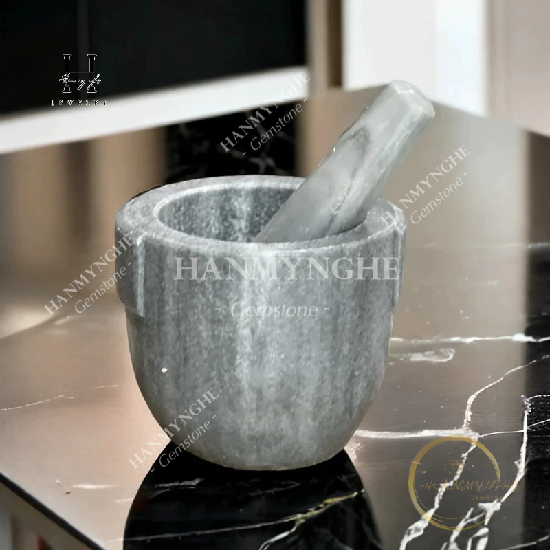 Cối đá giả cua chả size đại 20 cm và 13.5cm   HANMYNGHE