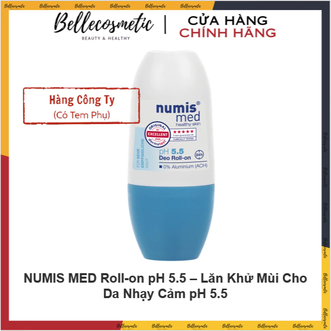 [cty] NUMIS MED Roll-on pH 5.5 – Lăn Khử Mùi Cho Da Nhạy Cảm pH 5.5