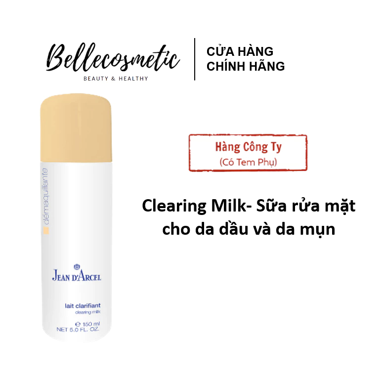 J107 Demarquillante Clearing Milk - Jean D'arcel - Sữa Rửa Mặt Da Dầu Mụn