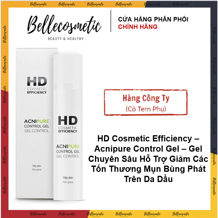 HD Cosmetic Acnipure Control Gel - Gel Dưỡng Da Dầu Mụn Kiềm Dầu