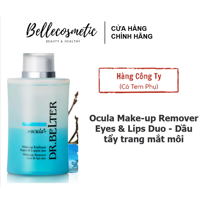 Dr.Belter Ocula Make-up Remover Eyes & Lips Duo - Dầu tẩy trang mắt môi