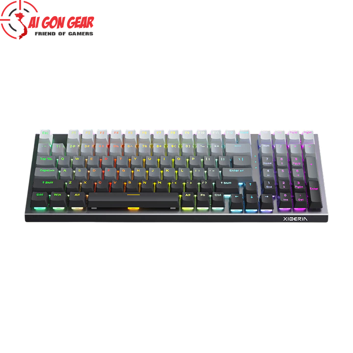 Bàn phím cơ XIBERIA GAMING ICAFE CAO CẤP  CZ98 RGB Magnetic switch - Switch nam châm