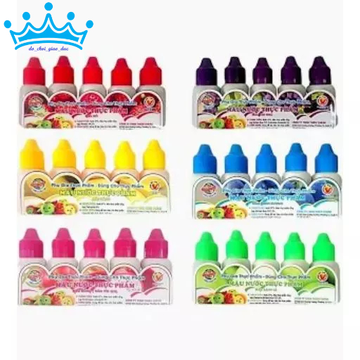 Set 5 lọ màu thực phẩm (chọn màu)