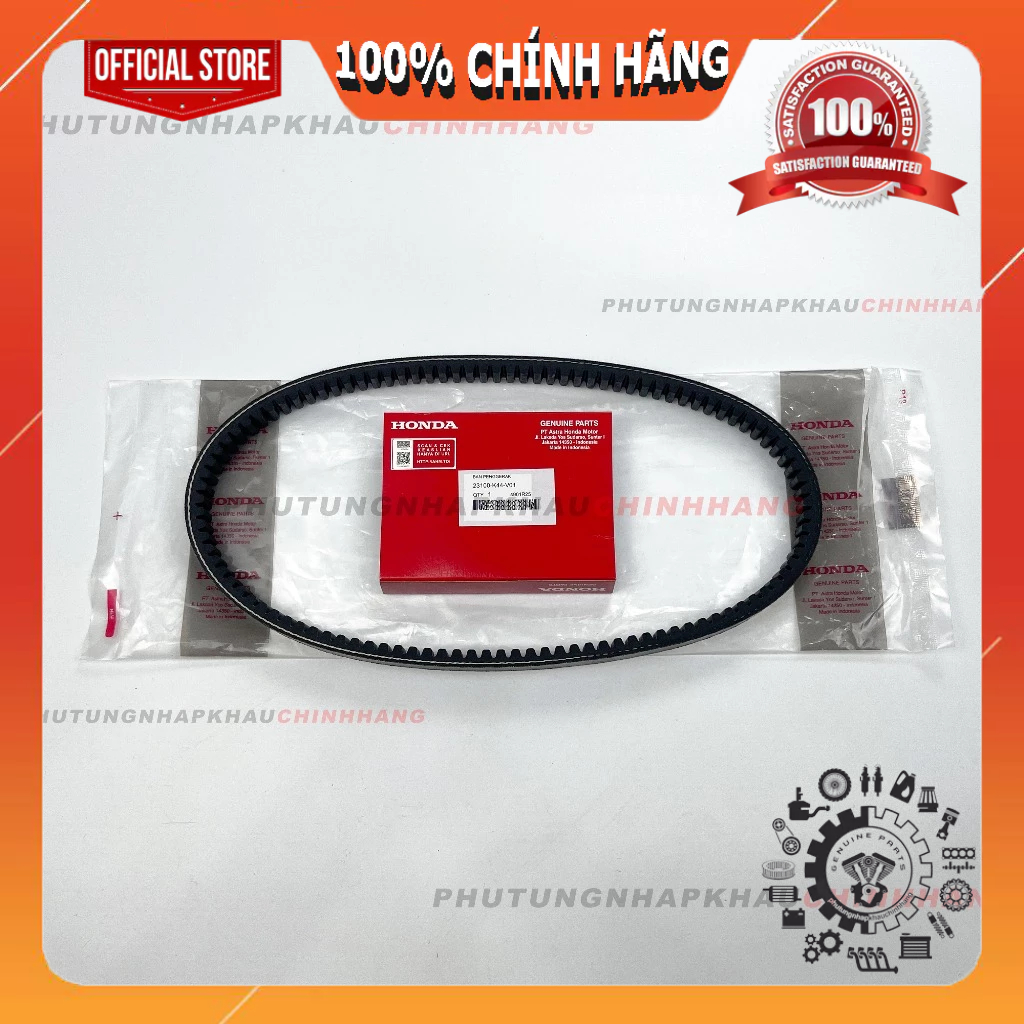 Dây curoa Vision K44 2014-2019 chính hãng, Dây đai truyền Vision - 23100K44V01