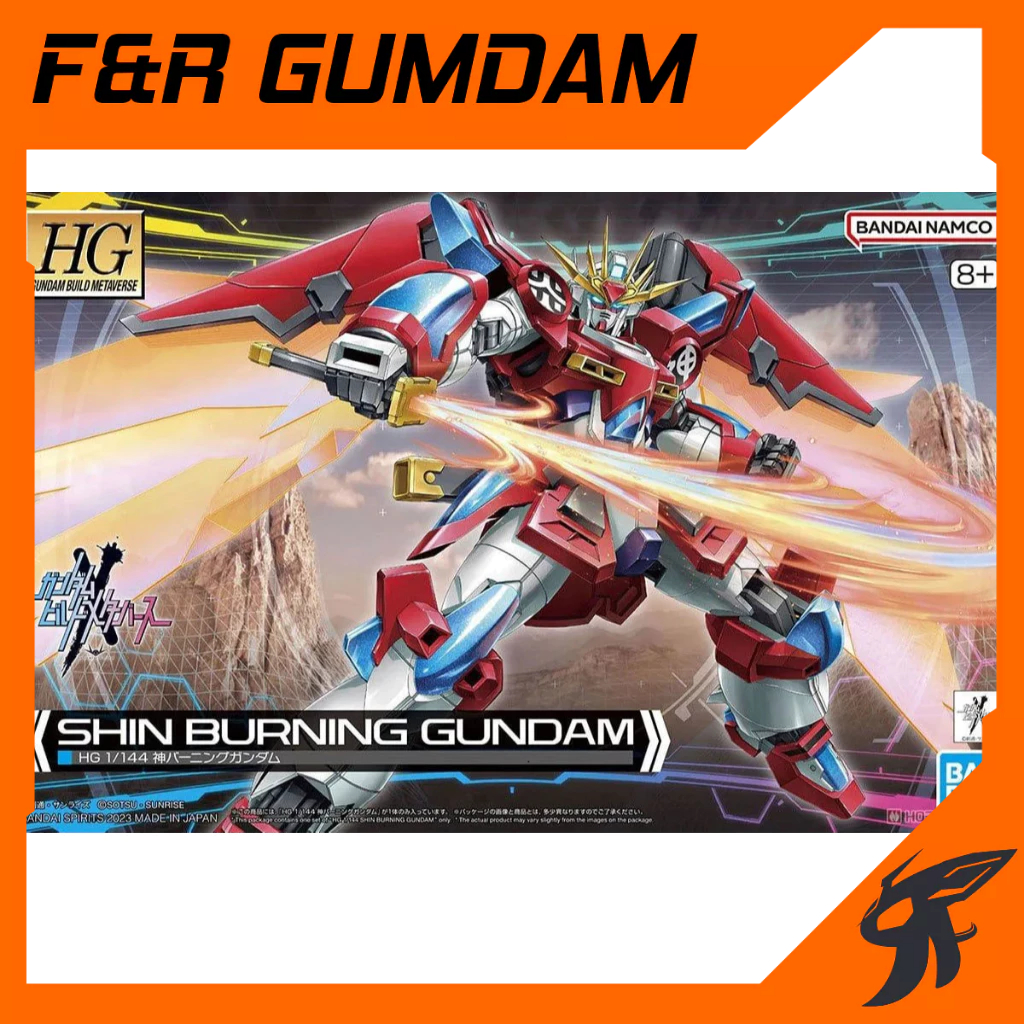 Mô Hình Lắp Ráp HG BM Shin Burning Gundam (Gundam Build Metaverse)