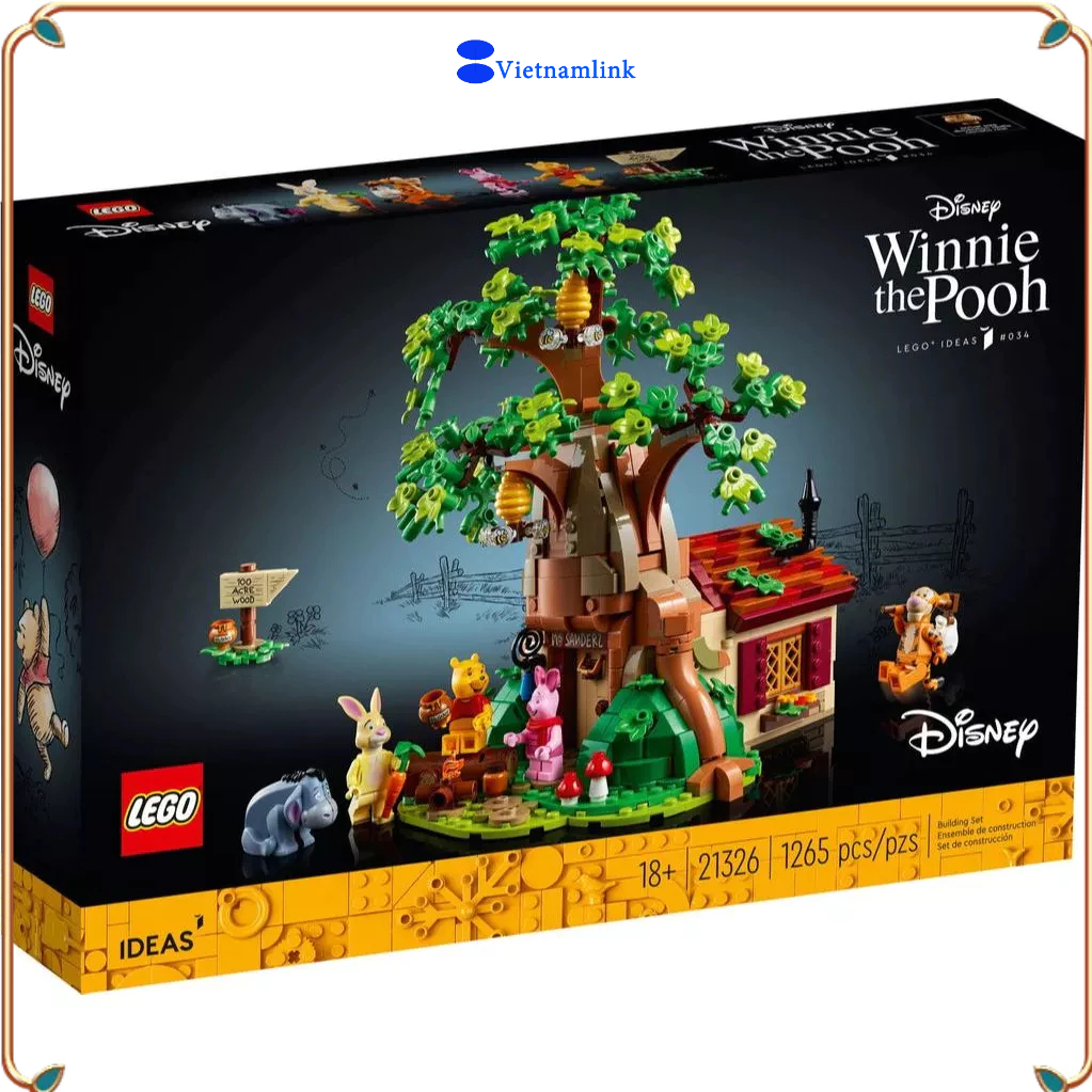 Giá thấp nhất trực tuyến LE GO 21326 IDEAS Winnie the Pooh Hàng mới, chính hãng 100%