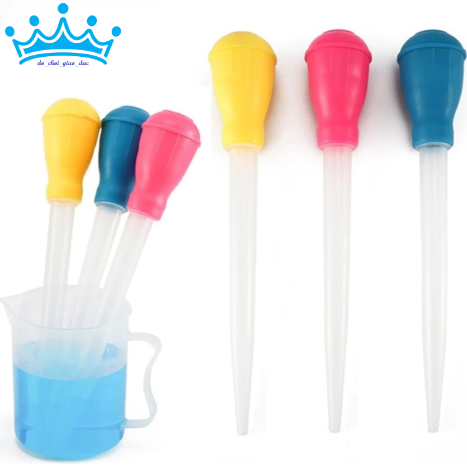 Ống bóp hút, ống hút nước, ống bóp nhỏ giọt 30ml cho bé làm thí nghiệm khoa học