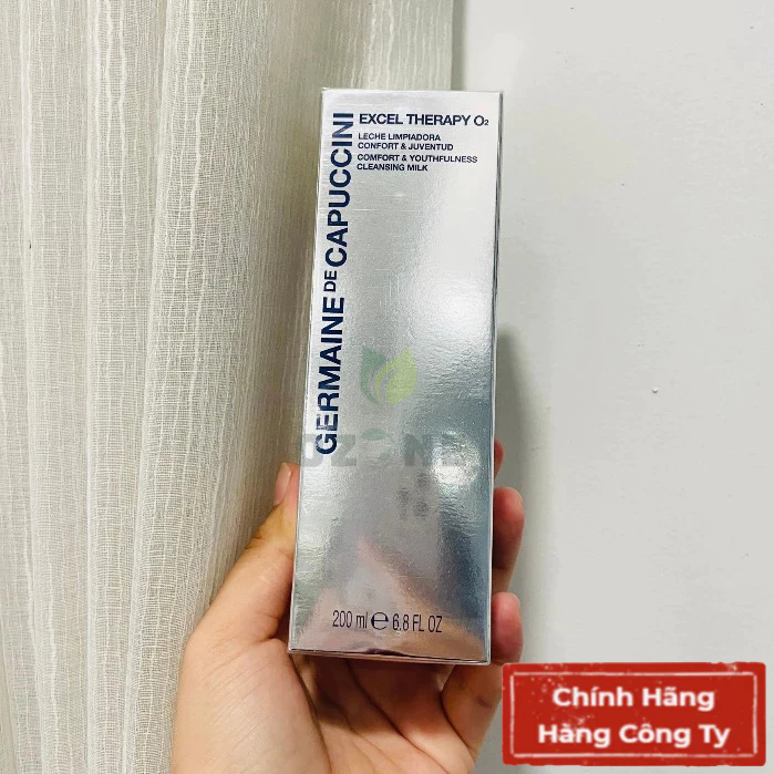 Exel Therapy O2 - Cleansing Milk 200ml - Sữa Rửa Mặt Dịu Nhẹ Cho Mọi Loại Da Germaine