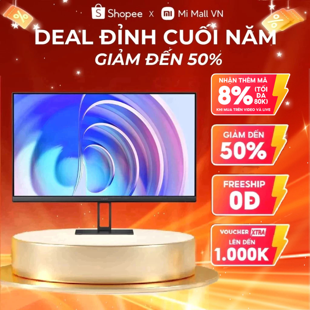 Màn Hình Máy Tính Xiaomi Monitor A27i / 27 inch / FullHD / Tần Số Quét 100 Hz / Thời Gian Phản Hồi 6