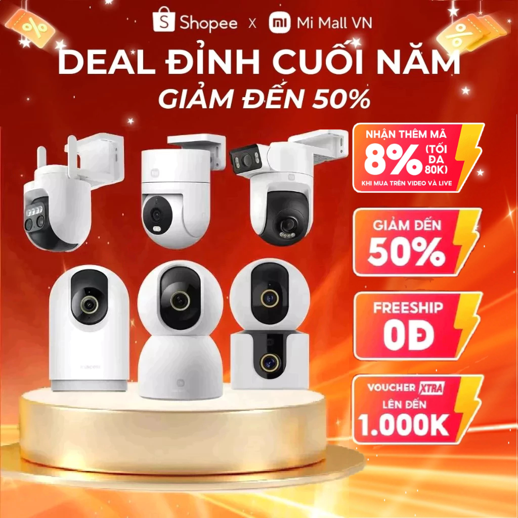 Camera Thông Minh Xiaomi Smart Camera C301 / C400 / C500 / C701 / C500 Dual / AW200 / AW300 / CW300 