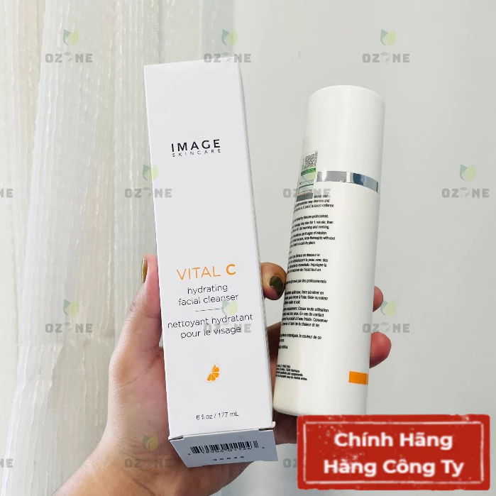 Image Vital C Hydrating Facial Cleanser 177ml Sữa Rửa Mặt Image Dưỡng Ẩm, Phục Hồi Da Hư Tổn Và Làm 
