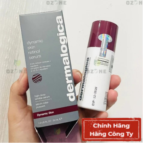 [hàng cty] Derma Dynamic Skin Retinol Serum 30ml -  Serum Dermalogica Chứa Retinol, Trẻ Hóa, Thu Nhỏ