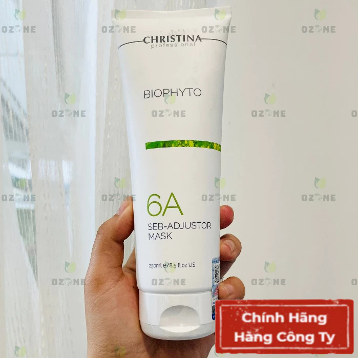 Christina Biophyto 6A Seb-Adjustor Mask 250ml - Mặt Nạ Phục Hồi, Sạch Dầu Nhờn, Se Khít Lỗ Chân