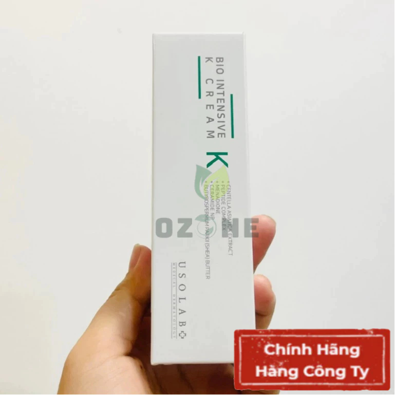 Usolab BIO INTENSIVE K CREAM Kem Dưỡng Vitamin K Cấp Ẩm Phục Hồi Da, Dịu Da, Lành Da