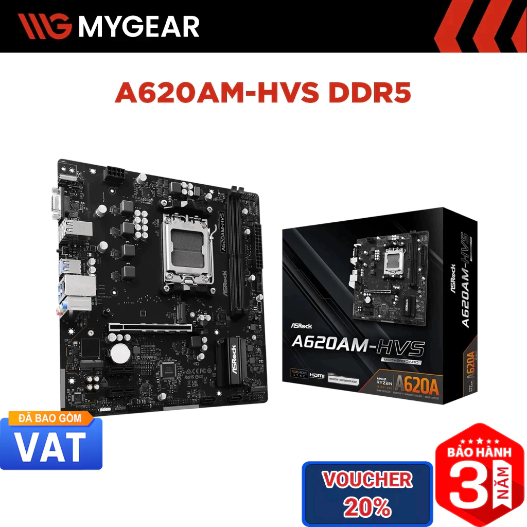Mainboard ASRock A620AM-HVS DDR5