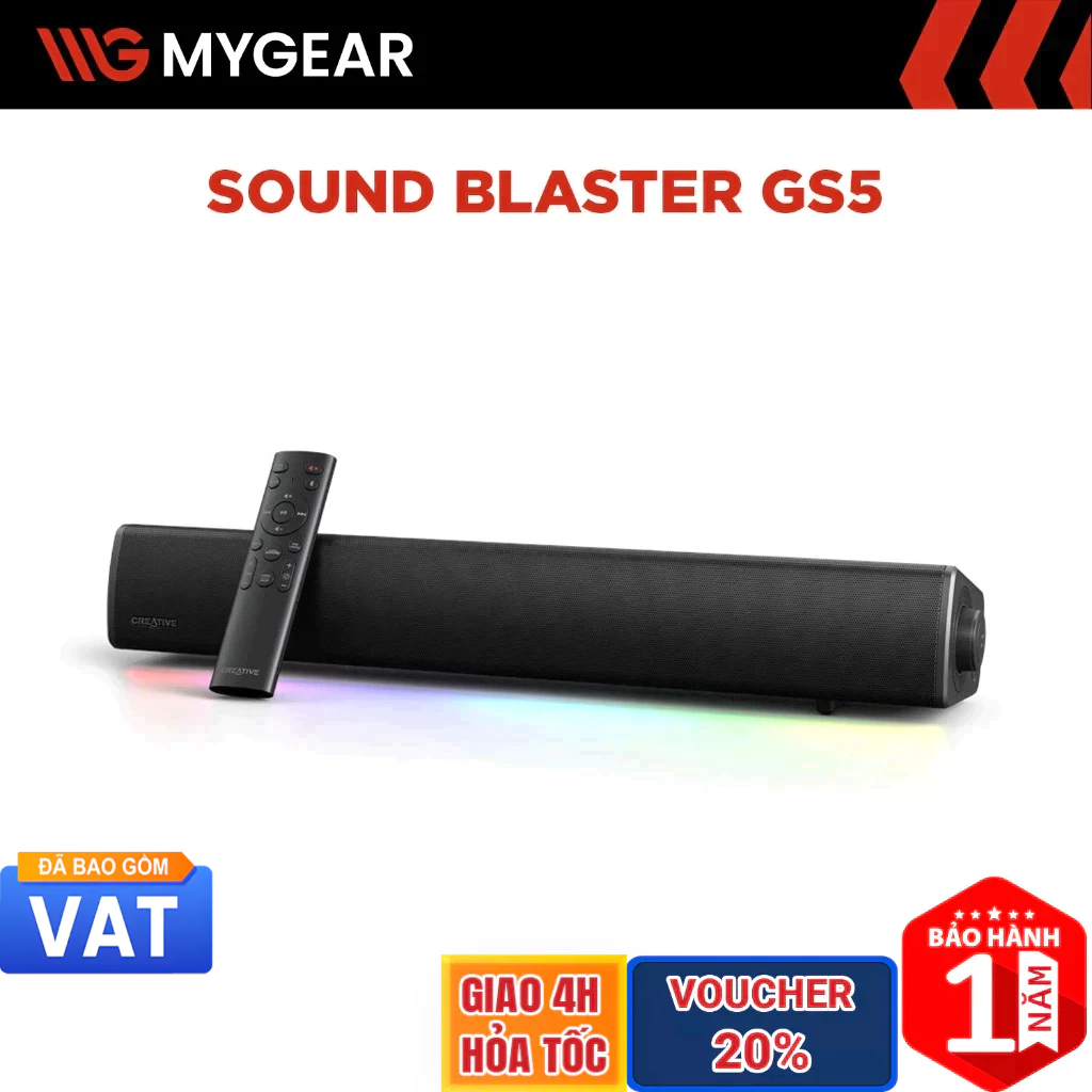 Loa Creative Sound Blaster GS5 RGB SuperWide 60W