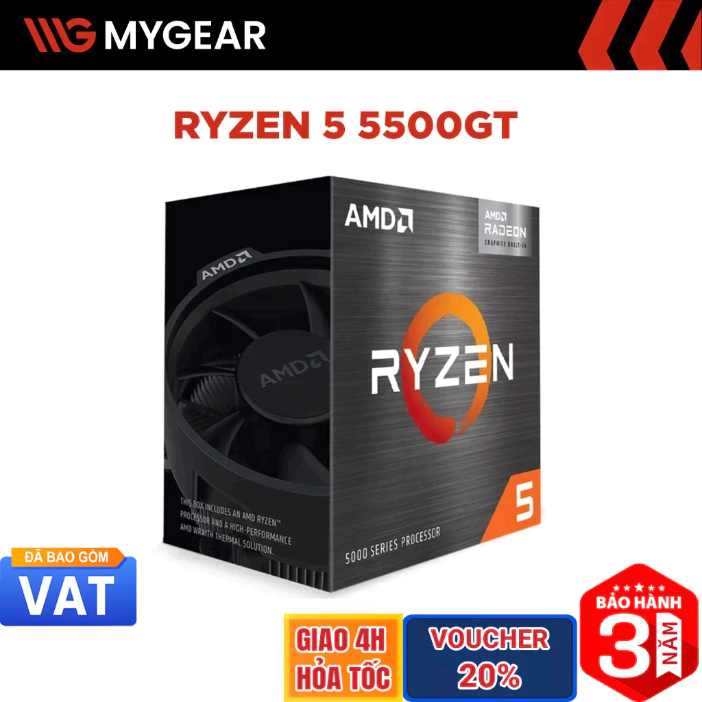 CPU AMD Ryzen 5 5500GT 6 Nhân 12 Luồng
