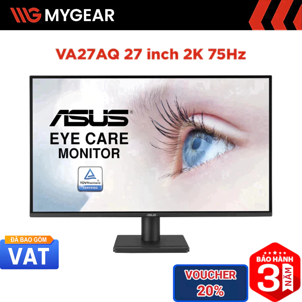 Màn hình ASUS VA27AQ 27 inch 2K 75Hz 1ms IPS