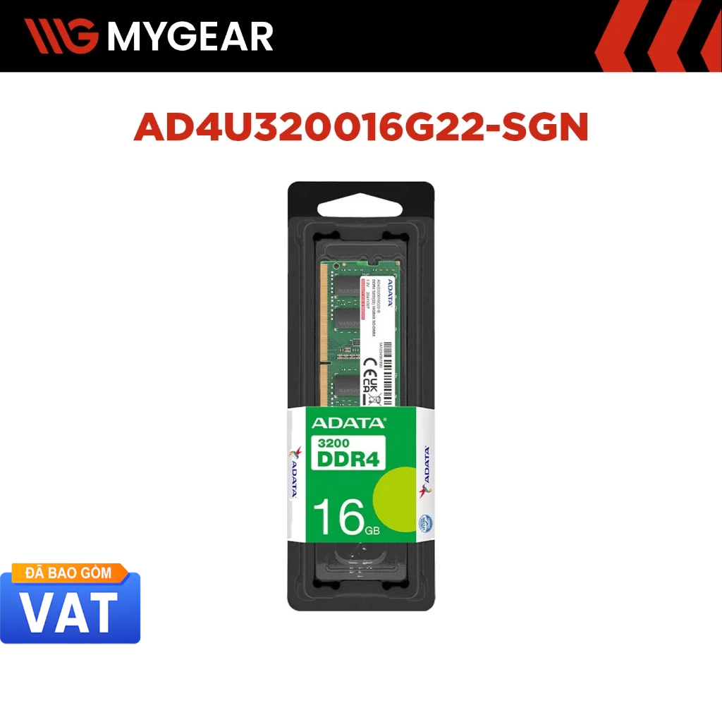 RAM DDR4 ADATA Premier 16GB 3200MHz U-DIMM AD4U320016G22-SGN