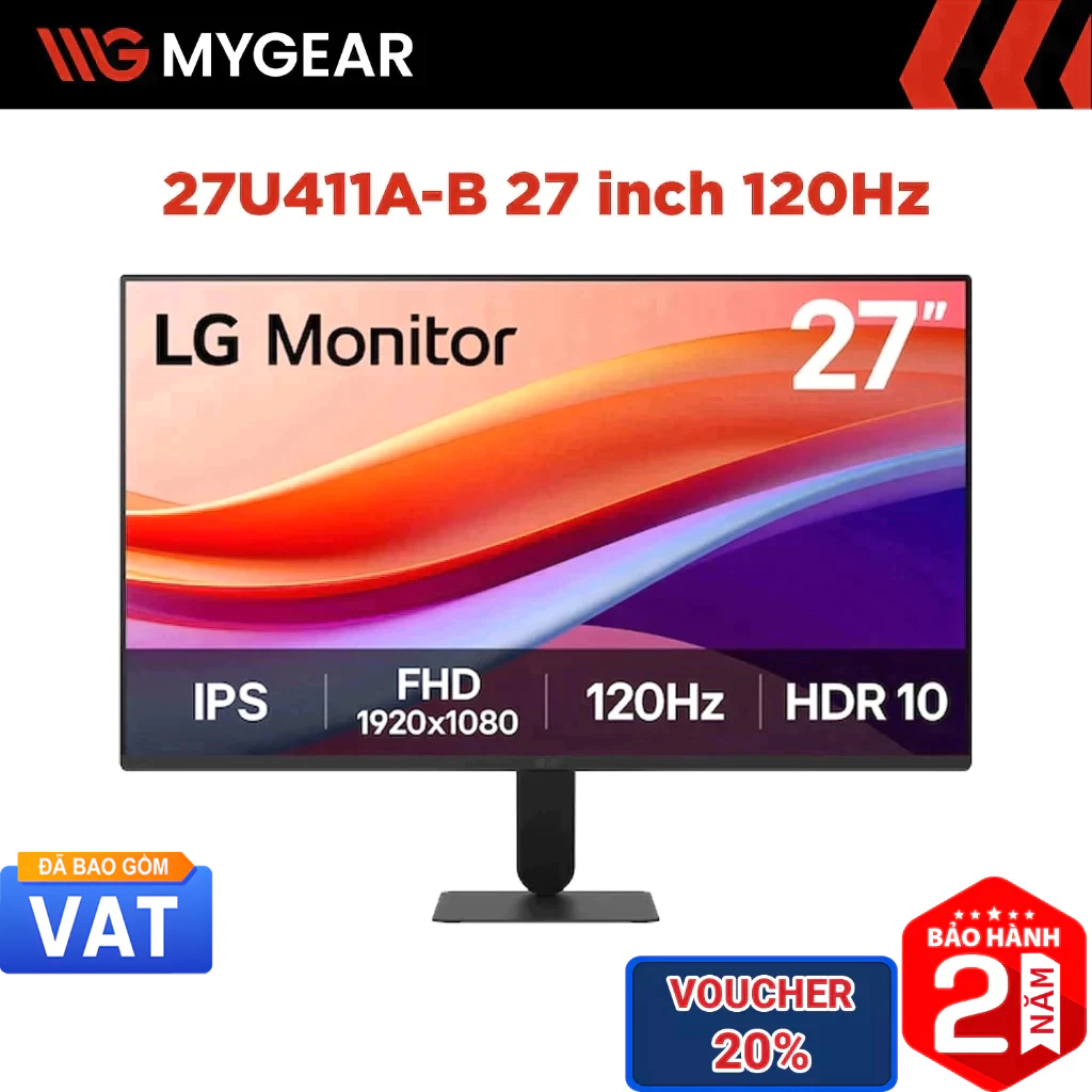 Màn hình LG 27U411A-B 27 inch Full HD 120Hz 1ms MBR IPS HDR10 sRGB99%