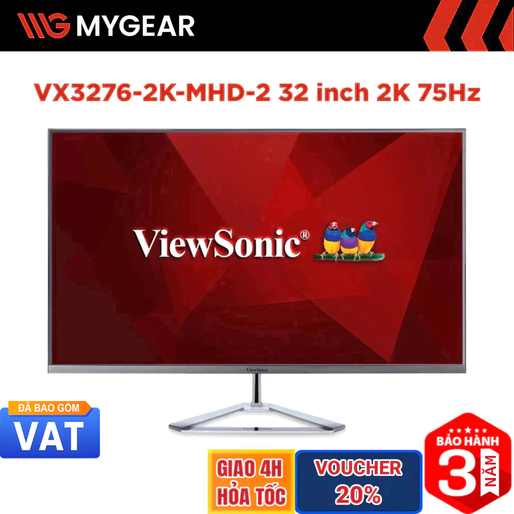 Màn hình ViewSonic VX3276-2K-MHD-2 32 inch 2K 75Hz 4ms IPS