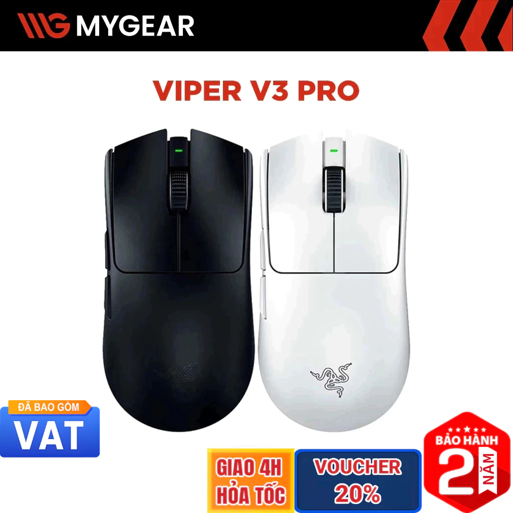 Chuột không dây Razer Viper V3 Pro Wireless 35K