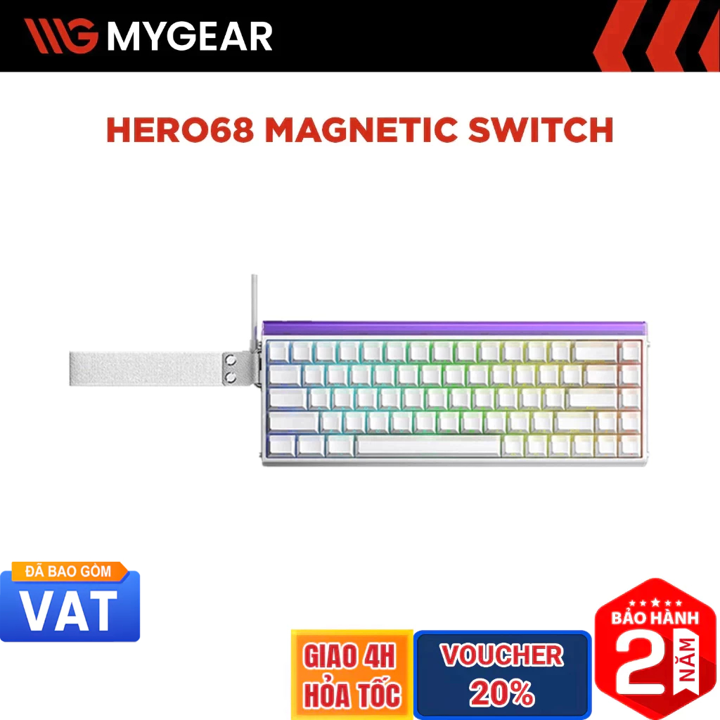 Bàn phím cơ AULA HERO 68 Magnetic Switch