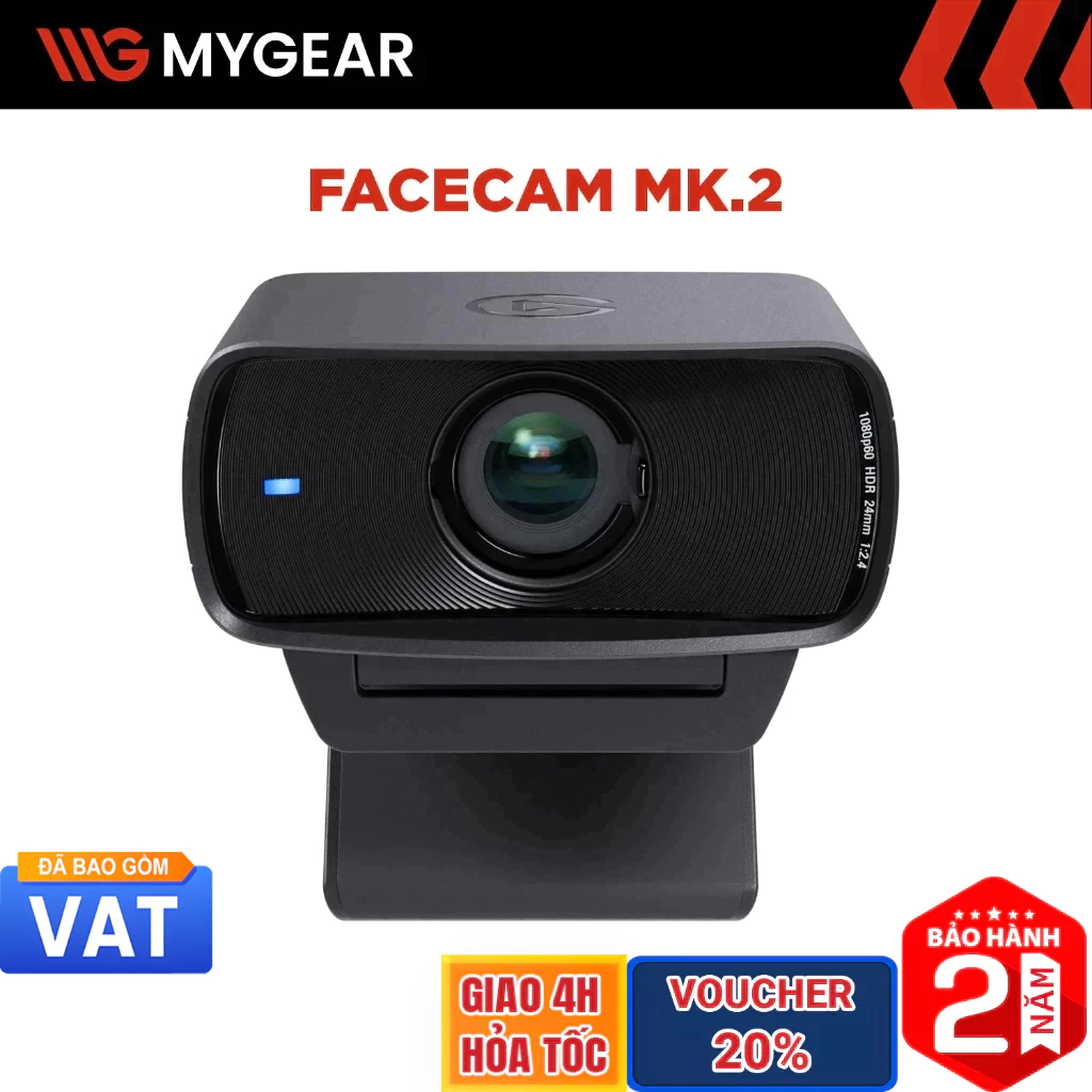 Webcam Elgato Facecam MK.2 1080p60 HDR USB-C