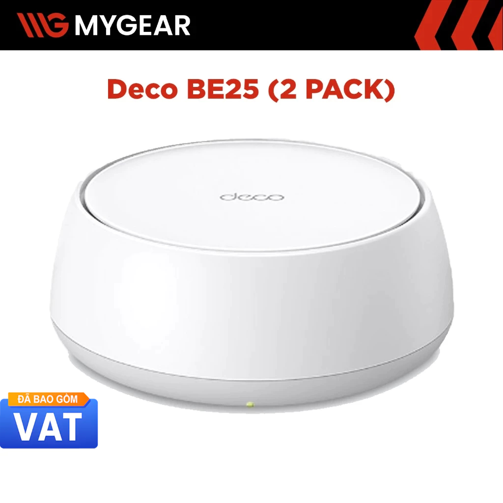 Thiết bị WiFi Mesh TP-Link Deco BE25 Wi-Fi 7 BE5000 (1-pack / 2-pack / 3-pack)