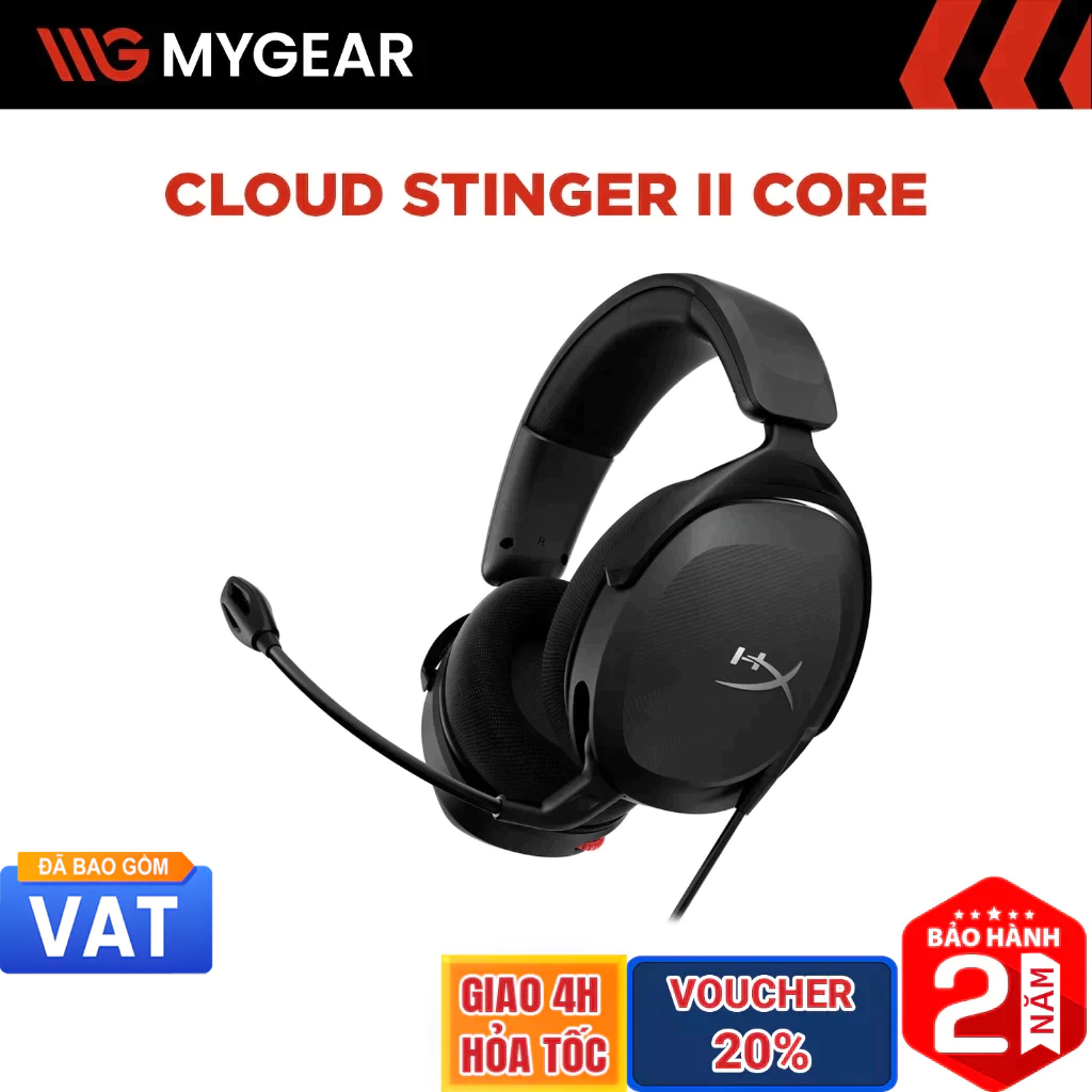 Tai nghe Gaming Over-ear HyperX Cloud Stinger II Core
