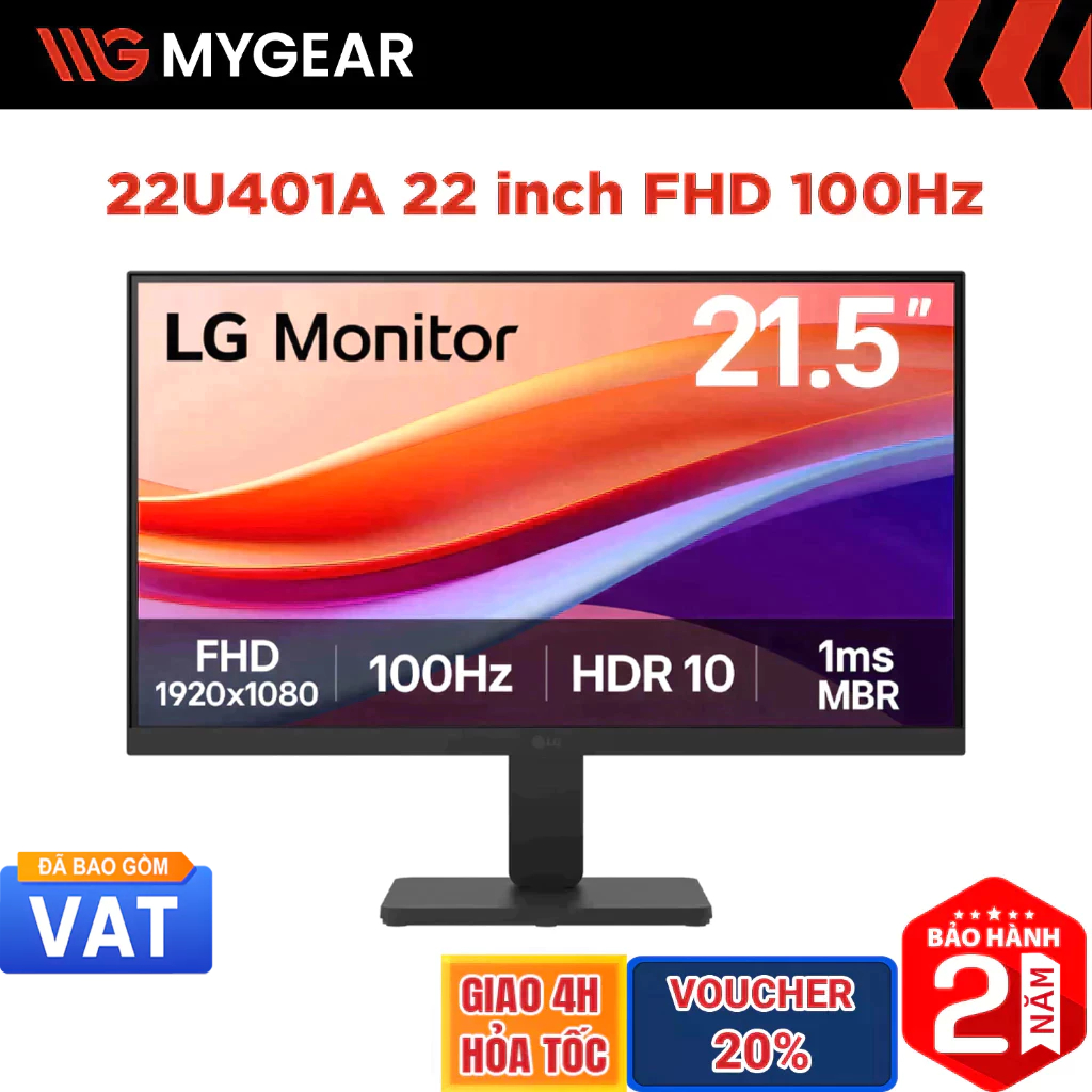 Màn hình LG 22U401A-B 22 inch FHD 100Hz 1ms VA
