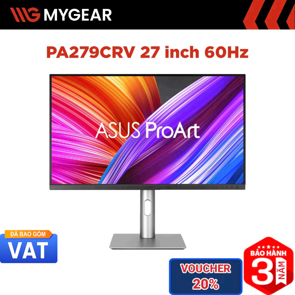 Màn hình đồ họa ASUS ProArt Display PA279CRV 27 inch 4K UHD IPS 60Hz 5ms