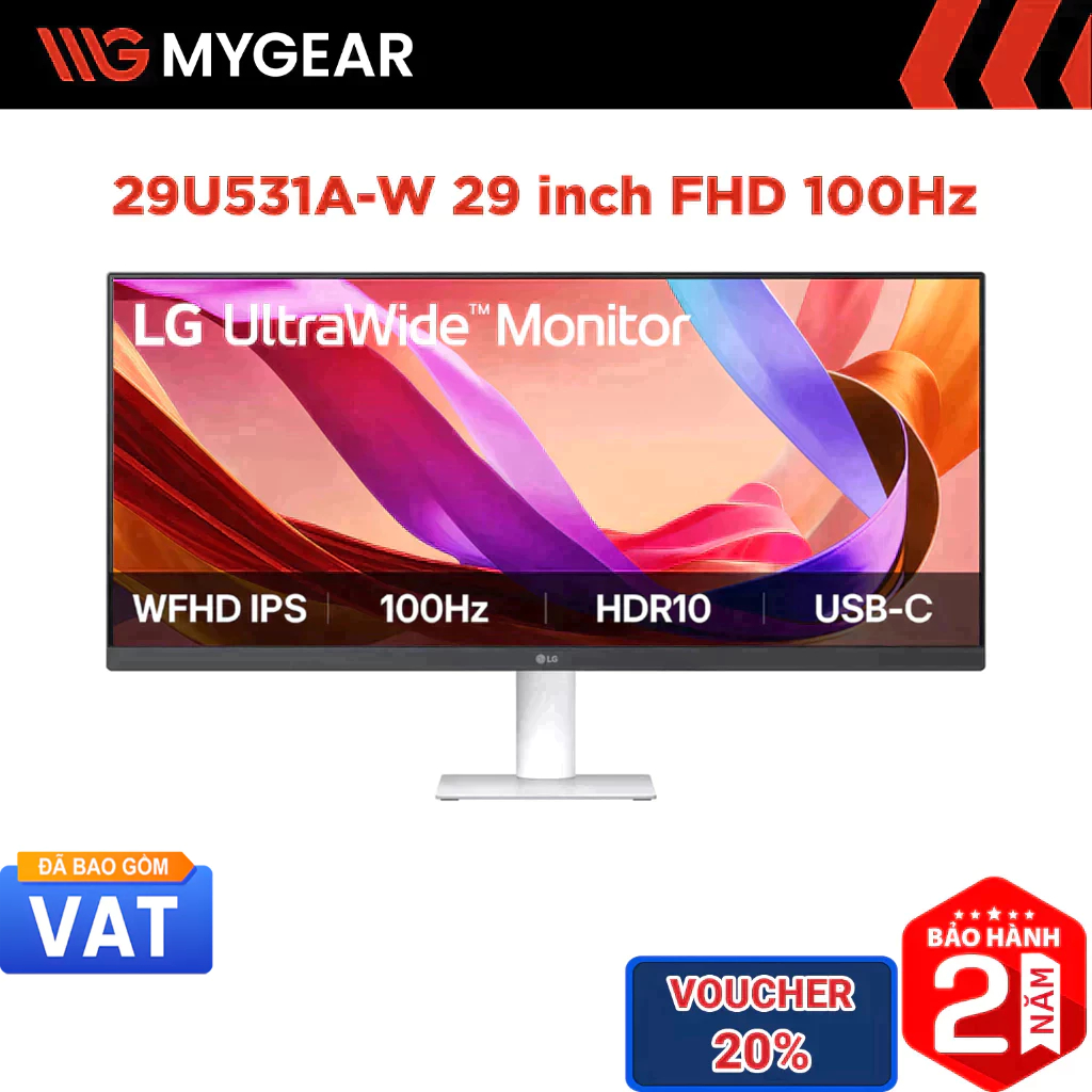 Màn hình LG UltraWide 29U531A-W 29 inch FHD 100Hz 5ms IPS USB-C Loa