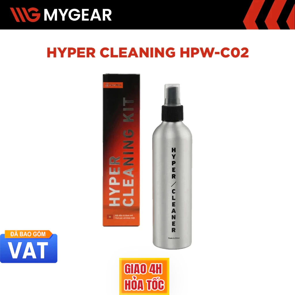 Chai vệ sinh màn hình HyperWork Hyper Cleaning HPW-C02 250ml