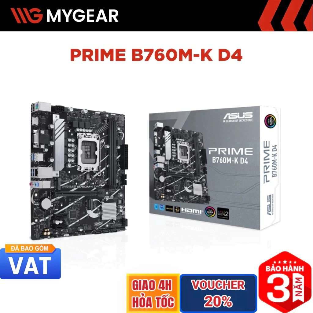 Mainboard ASUS PRIME B760M-K D4 DDR4 LGA1700