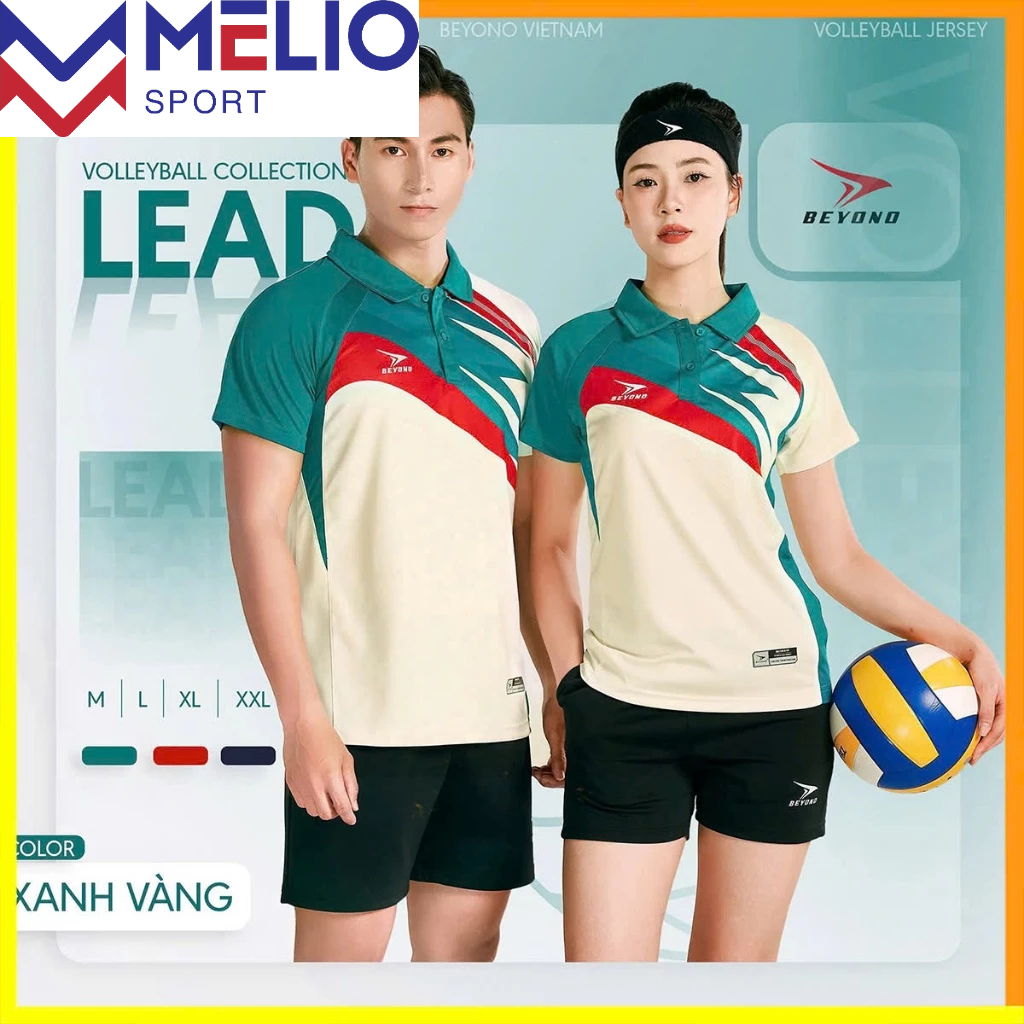 Bộ Quần Áo Bóng Chuyền Nam Nữ Beyono Lead 2, Đồ Bóng Chuyền Áo Thể Thao Co Giãn Tốt, Thoáng Mát