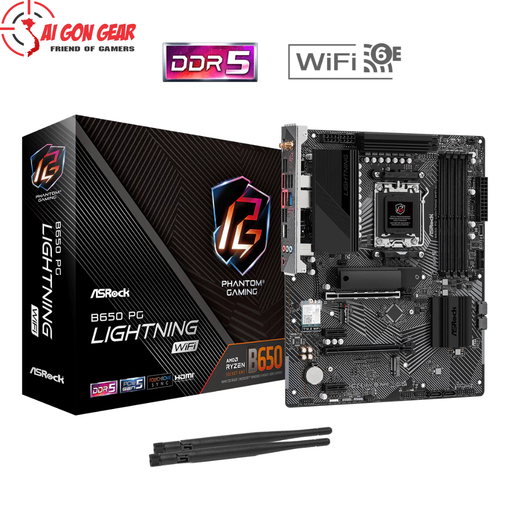 Mainboard ASRock B650M PG LIGHTNING WIFI