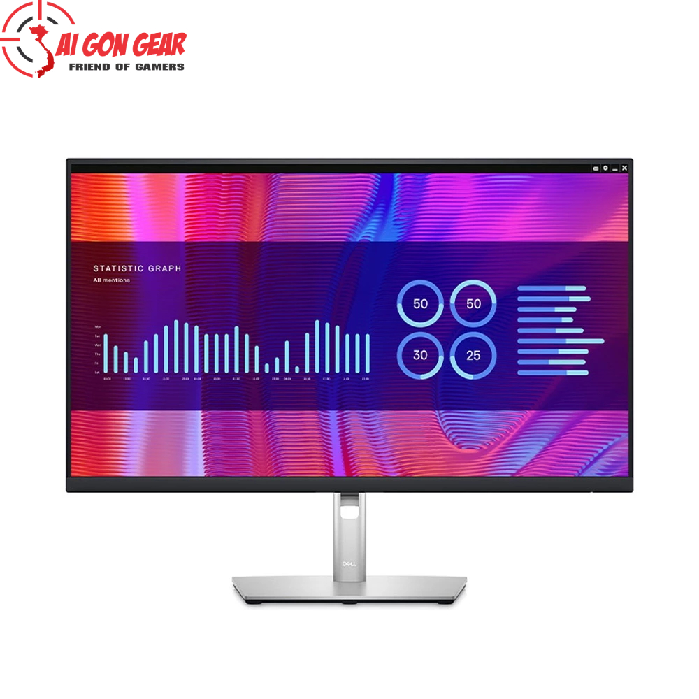 Màn Hình Dell P2723D (27.0 inch - 2K - IPS - 60Hz - 5ms - USB TypeA)