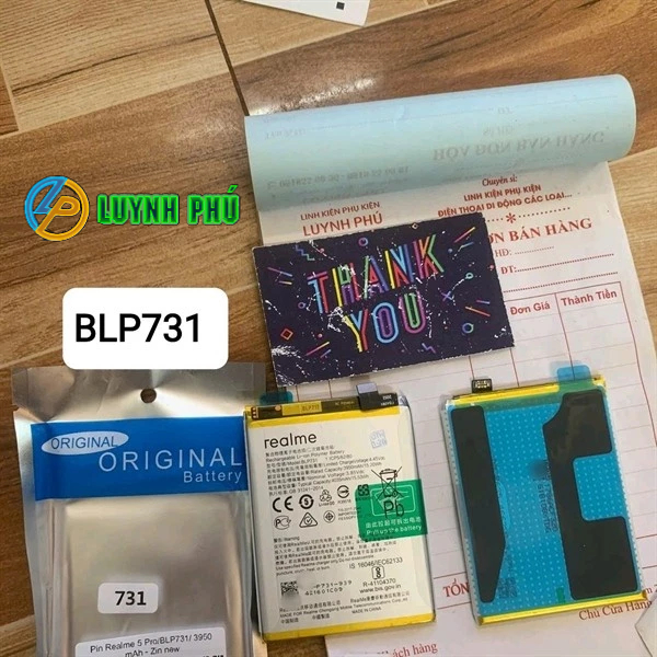 Pin Realme 5 Pro/BLP731/ 3950 mAh(ảnh thật)