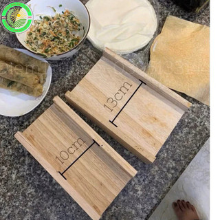 Khuôn cuốn nem bằng gỗ tự nhiên, cuốn giò chả vào nếp đẹp dễ làm