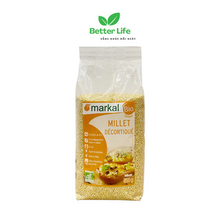 Hạt kê hữu cơ đã bóc vỏ Markal 500g