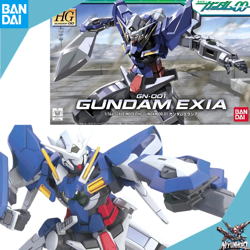 [Bandai] Mô Hình Lắp Ráp HG00 GN-001 00 GUNDAM EXIA Plastic Model Kit Gunpla Chính Hãng Nhật Bản