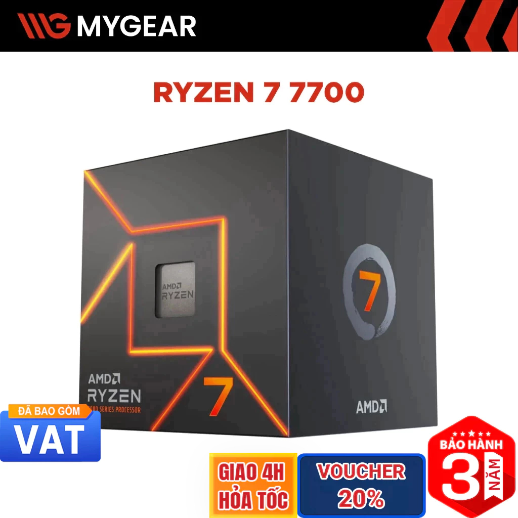 CPU AMD Ryzen 7 7700 8 nhân 16 luồng