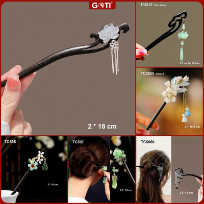 GOTI Trâm Cài Phong Cách Cổ Trang Dành Cho Nữ Hiện Đại -Trâm Búi Tóc Chụp Ảnh COSPLAY TC5105