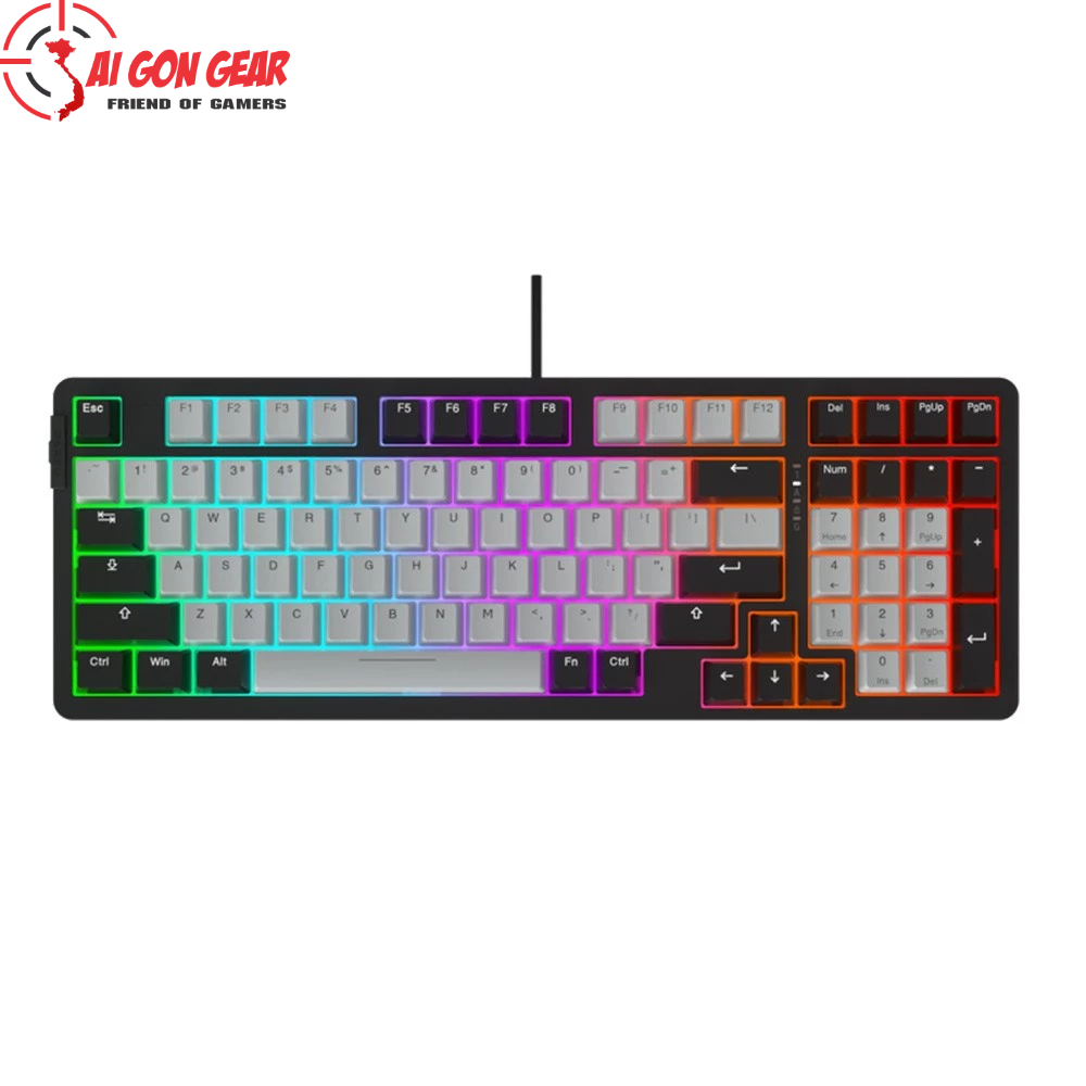 Bàn phím DareU - EK98X PBT BLACK-GREY