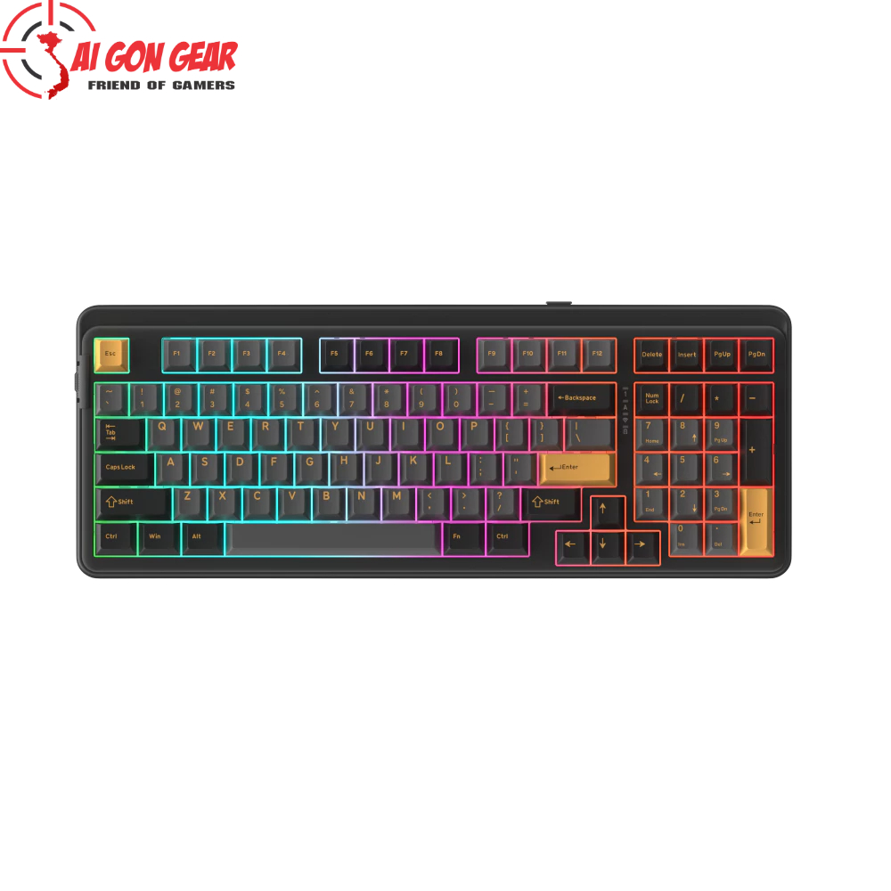 Bán phim DareU - EK98 PRO - Black Golden - Sw Cloud