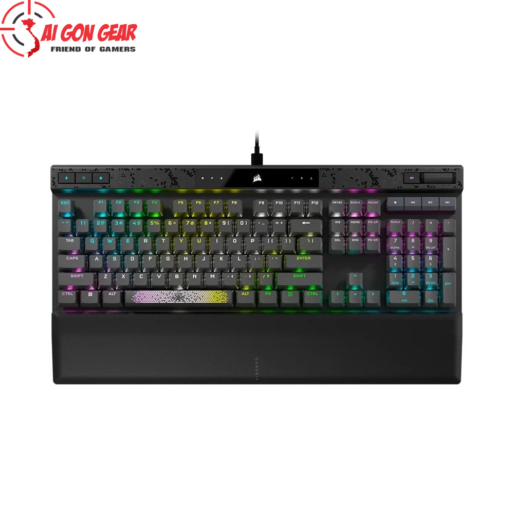 Bàn phím Corsair K70 MAX-BLK-MGX White-RGB